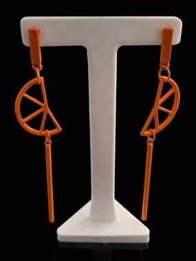 Nuance Made in Korea Orange Slice Dangle Earrings